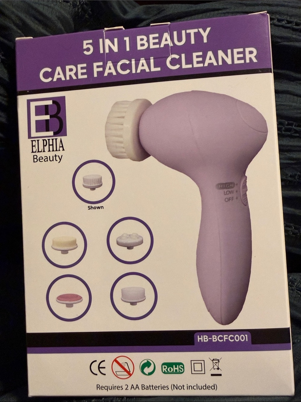 5-in-1 Facial Cleaner - Lavender